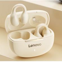 聯(lián)想（lenovo）藍(lán)牙耳機(jī)耳夾式開放不入耳藍(lán)牙5.4無線運(yùn)動音樂游戲耳機(jī)適用蘋果華為小米OPPO手機(jī)EA420月巖白