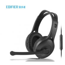 漫步者（EDIFIER）K800 單孔版 頭戴式游戲耳機 耳機耳麥 絕地求生耳機 吃雞耳機 辦公教育 學習培訓 黑色