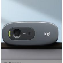 羅技（Logitech）C270 高清攝像頭 USB電腦筆記本臺式機攝像頭 視頻會議網(wǎng)課攝像頭帶麥克風(fēng) 即插即用 