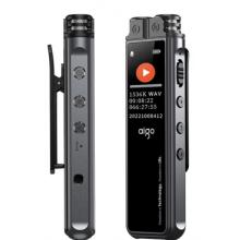 愛國者aigo錄音筆R2210C 32G專業(yè)錄音設備高清降噪長時錄音學習商務會議培訓采訪錄音器MP3播放器 黑