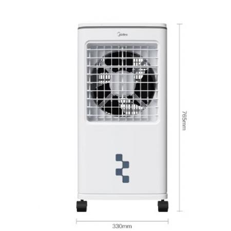 美的（Midea）冷風(fēng)扇 家用立式單冷空調(diào)扇客廳臥室移動冷風(fēng)機(jī)冰晶水冷小空調(diào)制冷機(jī) 定時遙控制冷風(fēng)扇 AAG12XF