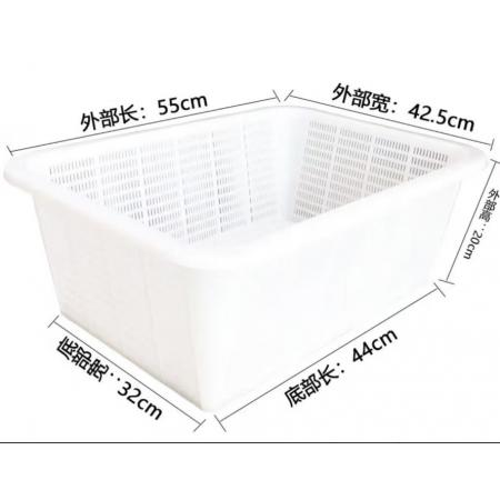 塑料菜筐	55.5*43*20長方形，厚