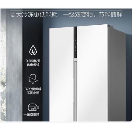 海爾（Haier） 海爾冰箱大冷凍冰箱621升對開門大容量雙開門一級變頻節(jié)能干濕分儲WIFI智控家用電冰箱 BCD-621WLHSS95W9U1