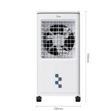 美的（Midea）冷風(fēng)扇 家用立式單冷空調(diào)扇客廳臥室移動(dòng)冷風(fēng)機(jī)冰晶水冷小空調(diào)制冷機(jī) 定時(shí)遙控制冷風(fēng)扇 AAG12XF