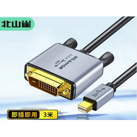 北山雀 主動式Mini DP轉DVI轉接線BSQ-ZD028