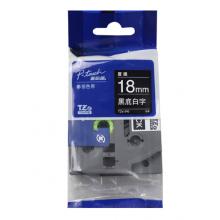兄弟（brother）標簽機色帶原裝標簽打印機標簽帶標簽紙18mm寬度 黑底金字18mm TZE-344