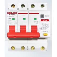 德力西電氣 漏電保護(hù)器  DZ47SLES 空開(kāi)帶漏保	3P+N 63A